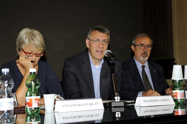 Annamaria Furlan, Maurizio Landini e Carmelo Barbagallo 